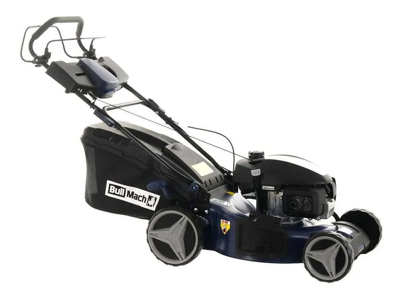 BullMach ACHILLE - 51 H - Tondeuse à gazon thermique tractée - 4 en 1 - Moteur Honda GCVx200