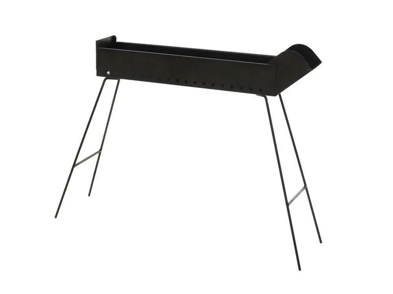 Mille BBQ-60 Go - Barbecue spécial pour brochettes à charbon - 60x14 cm