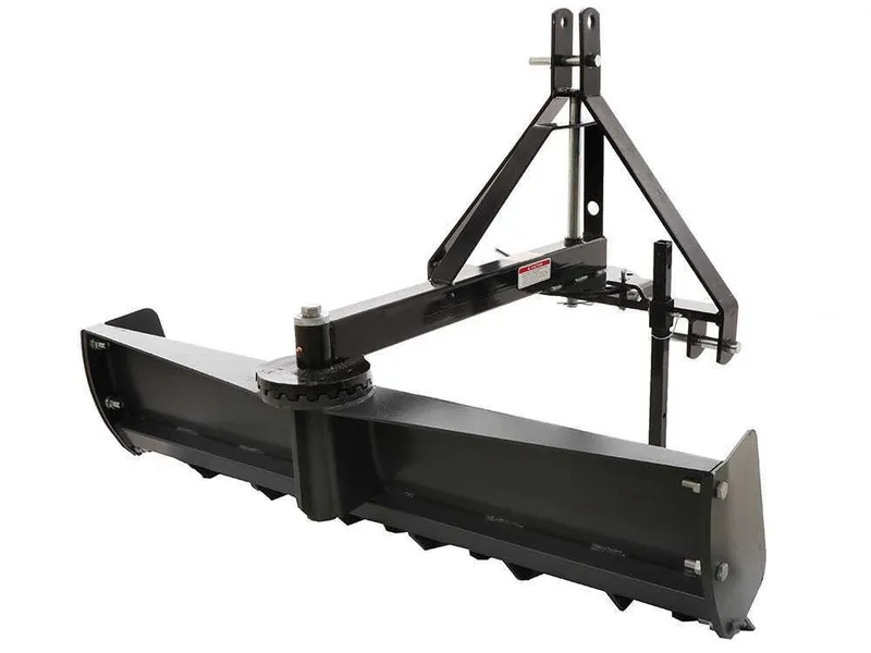Lame niveleuse pour tracteur Blackstone B-GB 120 à rotation simple 360° et bras orientable