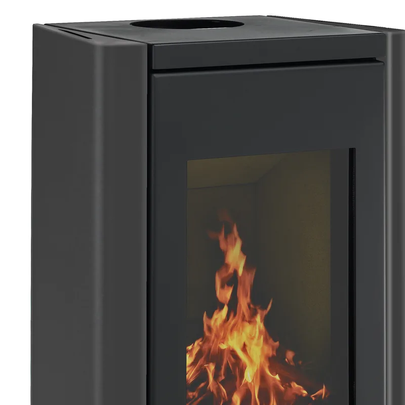 Wamsler Methis poêle à bois acier noir/ gris