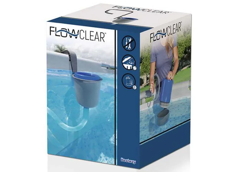 Skimmer mural pour piscine Bestway 58233 - Débit d'eau min. 2 006 l/h