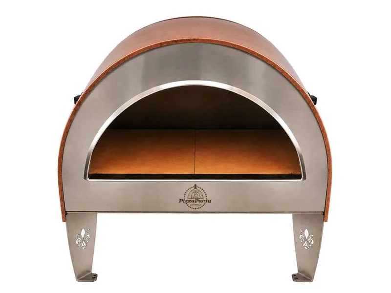 Pizza Party Ardore - Four à pizza à gaz d'extérieur - Chambre de cuisson 40 x 40 cm - Sole en biscotto réfractaire