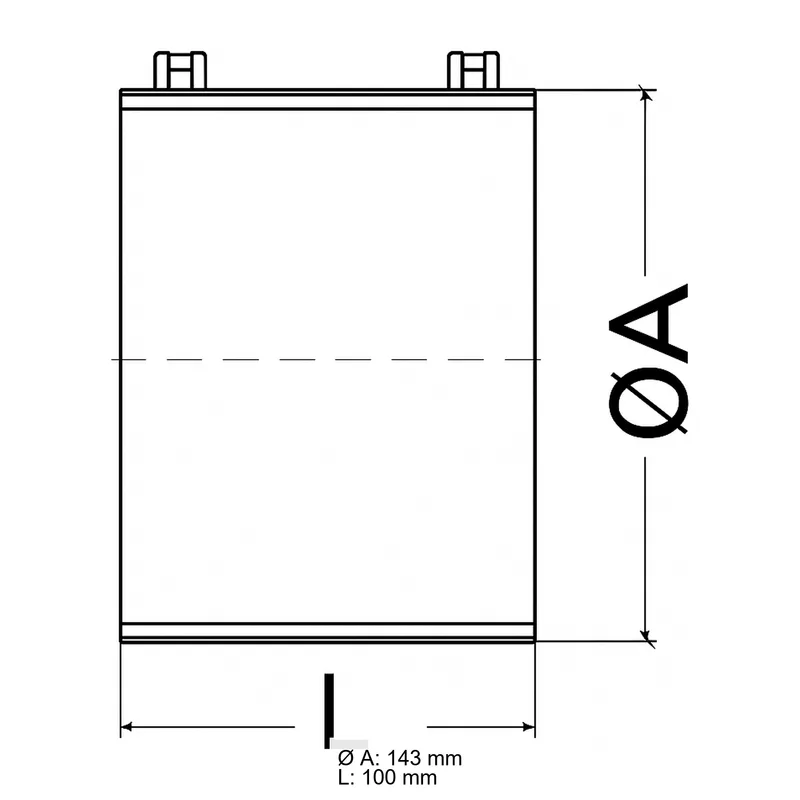 Schiedel absorbeur de bruit solidien Ø130 mm pour combustibles solides mat