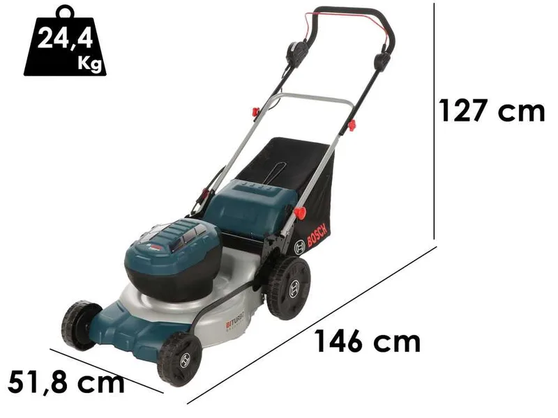 Bosch Professional GRA 18V2-46 - Tondeuse à batterie - 2x18V 8Ah