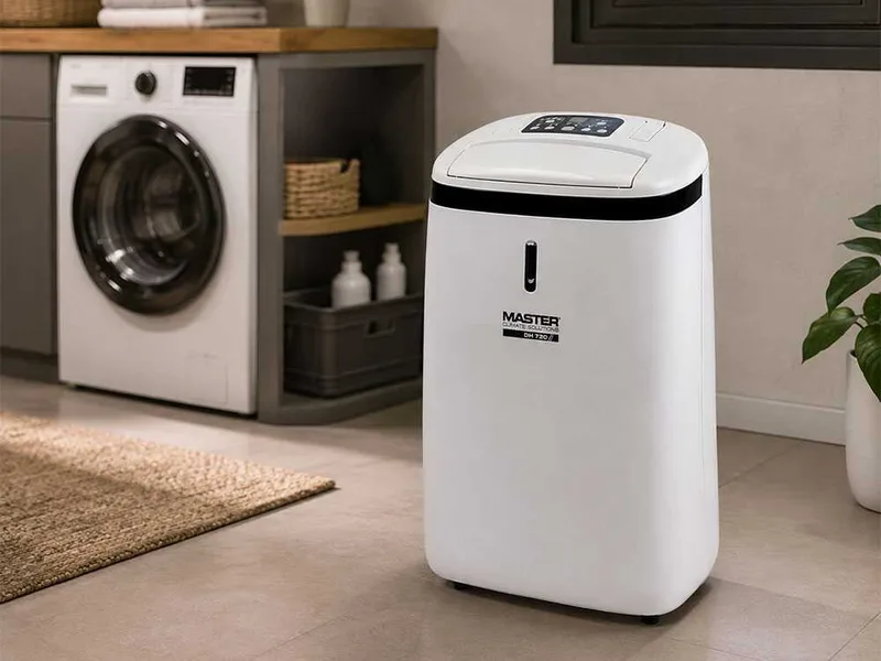Master DH 720 – Déshumidificateur à condensation – 20 L/24 h – 390 W – Pour surfaces jusqu’à 50 m³
