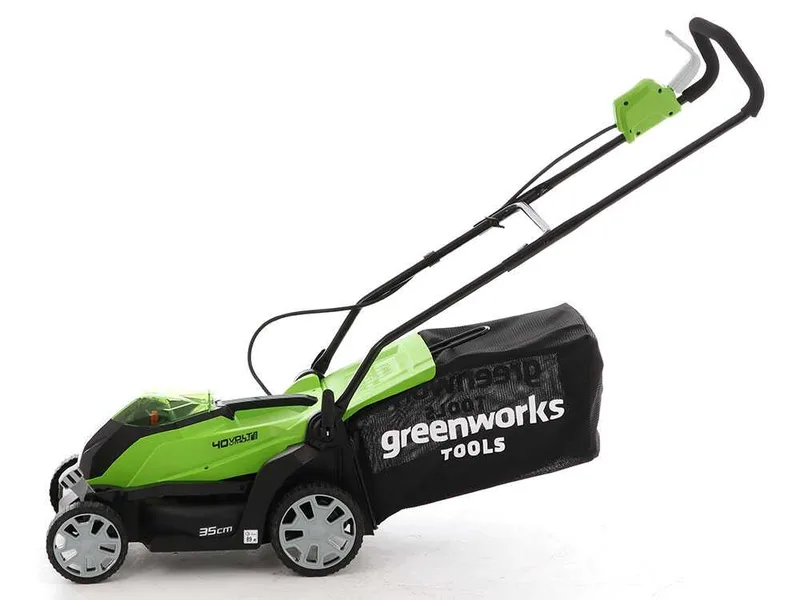 Greenworks G40LM35 Tondeuse à gazon à batterie 40V/4Ah - coupe 35 cm
