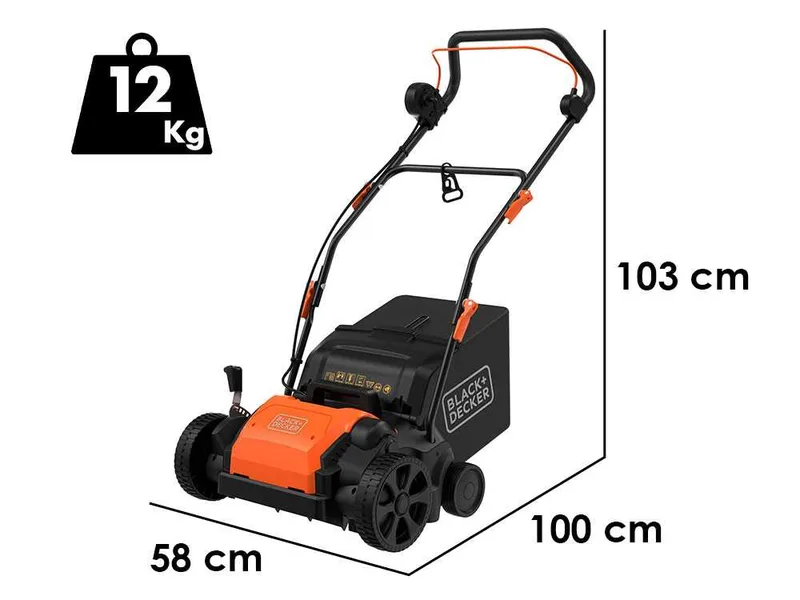 Black & Decker BEOEP320-QS - Aérateur scarificateur électrique - 1200 W
