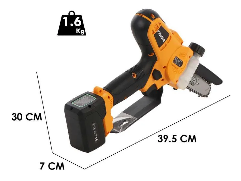 Volpi PVS5500 - Élagueuse à batterie manuelle - 14.4V 4Ah