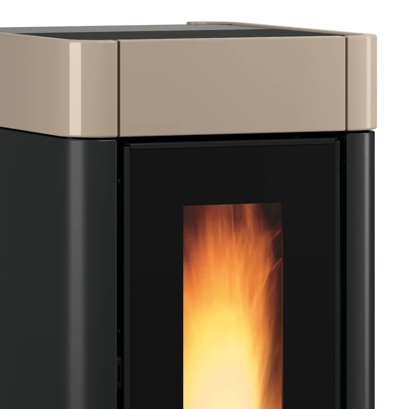 Extraflame Evolution Line Sinfony poêle à granulés acier brillant Tortora