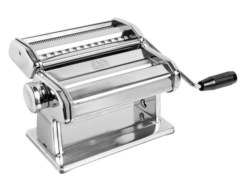 Marcato Atlas 180 Classic - Machine à pâtes manuelle en acier chromé