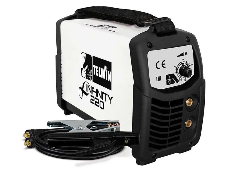 Telwin Infinity 220 – Poste à souder Inverter (MMA, TIG) + Kit, courant continu (DC)