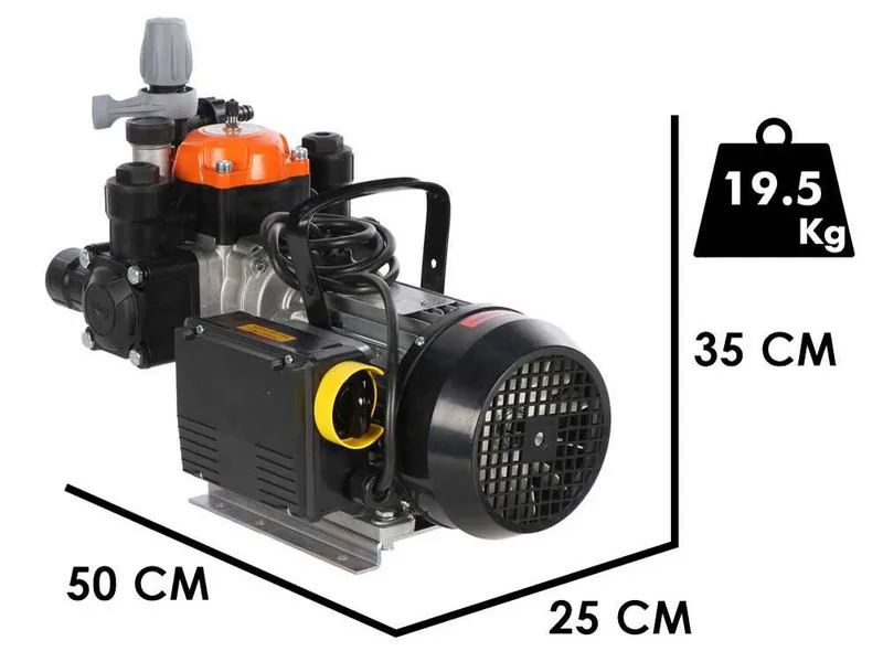 Comet MTP BPX25 PA6 - Motopompe électrique de pulvérisation - Pour acides et produits chimiques