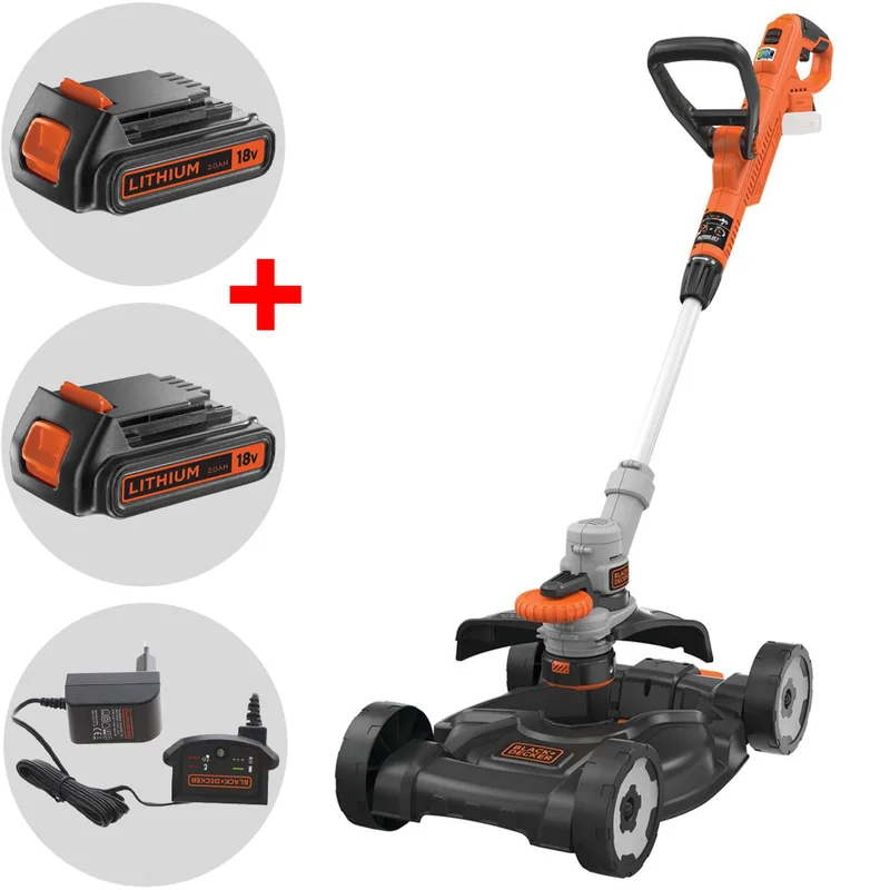 Black & Decker STC1820CM-QW - Coupe-bordure 18V 2Ah + une batterie 18V 2Ah