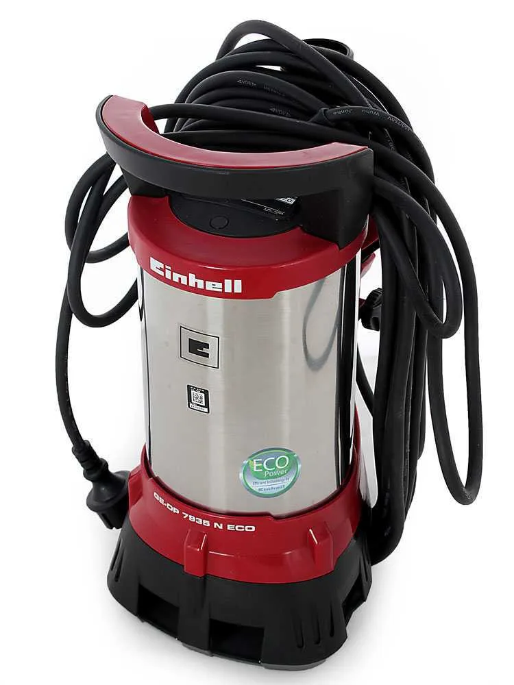 Pompe électrique immergée pour eaux chargées Einhell GE-DP 7935 N ECO - électropompe Inox 790 W