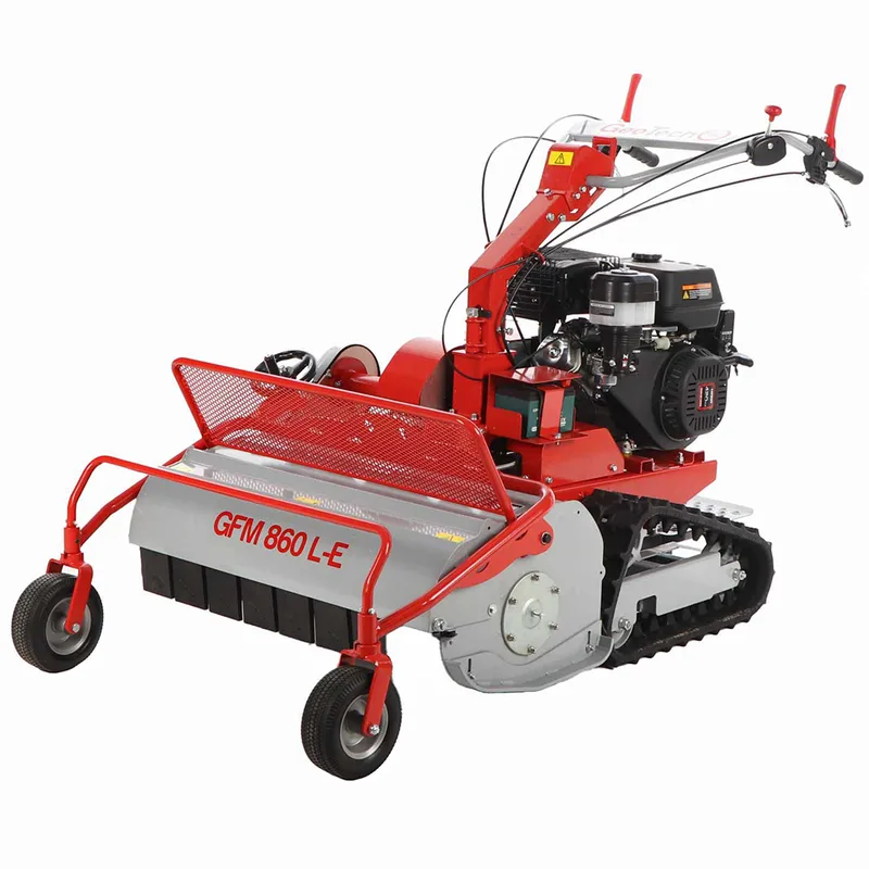 GeoTech Pro GFM 860 L-E - Tondeuse débroussailleuse à couteaux - Loncin G420FD