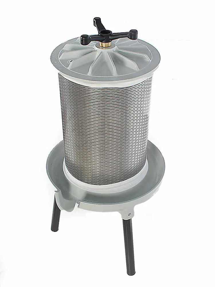 Grifo PEA40 - Pressoir pneumatique pour fruits 40 L – Cuve en acier inoxydable