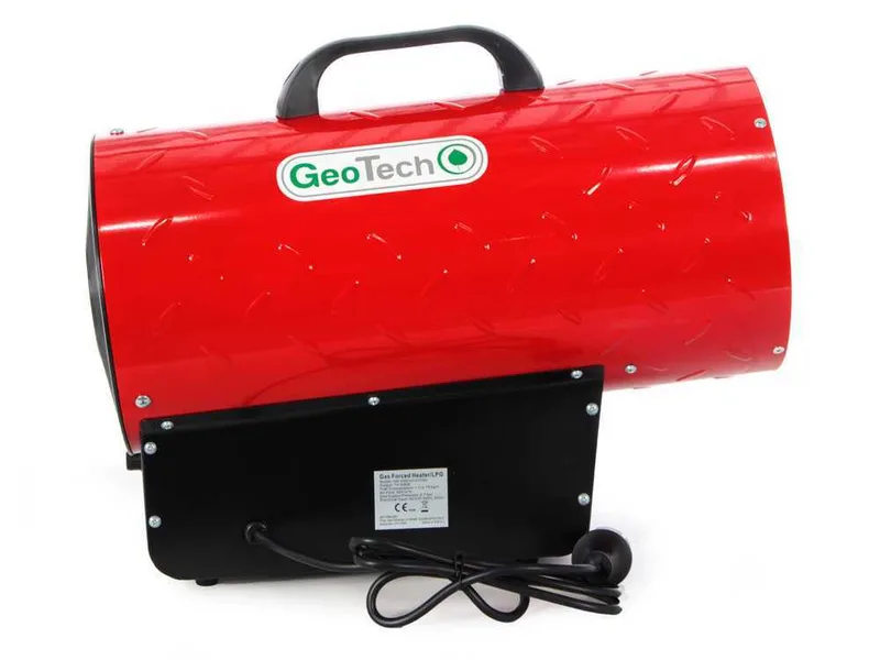 Générateur d'air chaud à gaz GeoTech GH 3300 F - démarrage piézoélectrique manuel