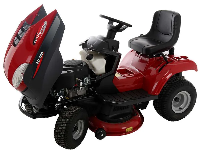 Castelgarden XD 150 - Tondeuse autoportée avec éjection latérale et plateau de coupe de 98 cm