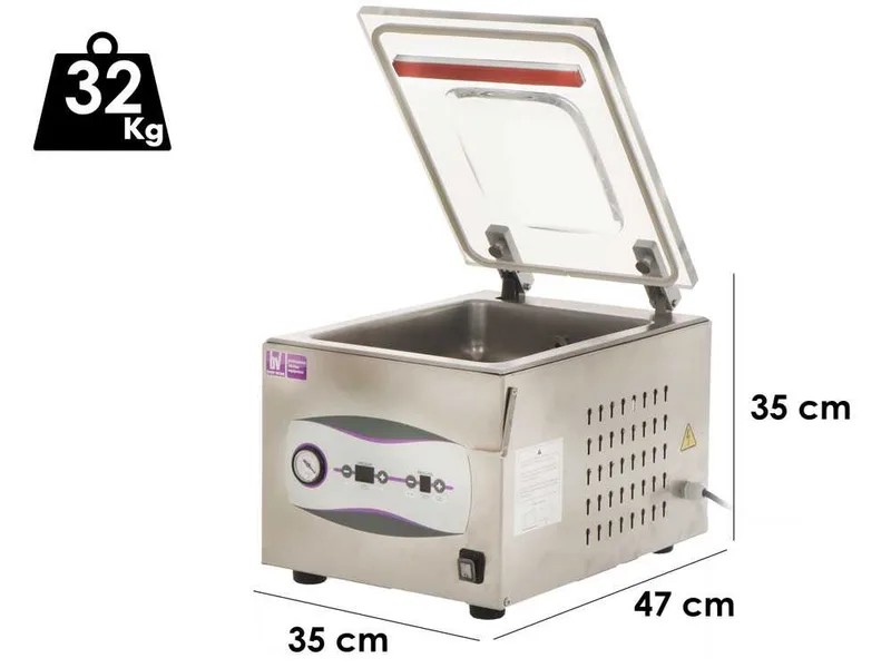Besser Vacuum Fusion 27 - Machine sous vide à cloche - Barre de soudure de 27 cm