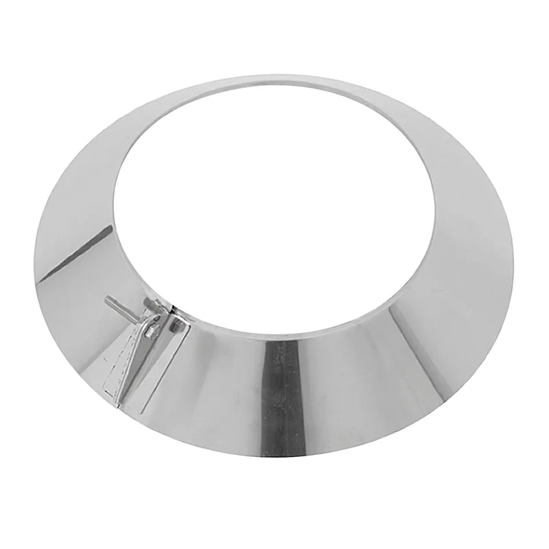 Opsinox conduit de cheminée en acier inoxydable 200mm collerette anti-pluie/rosace murale RST