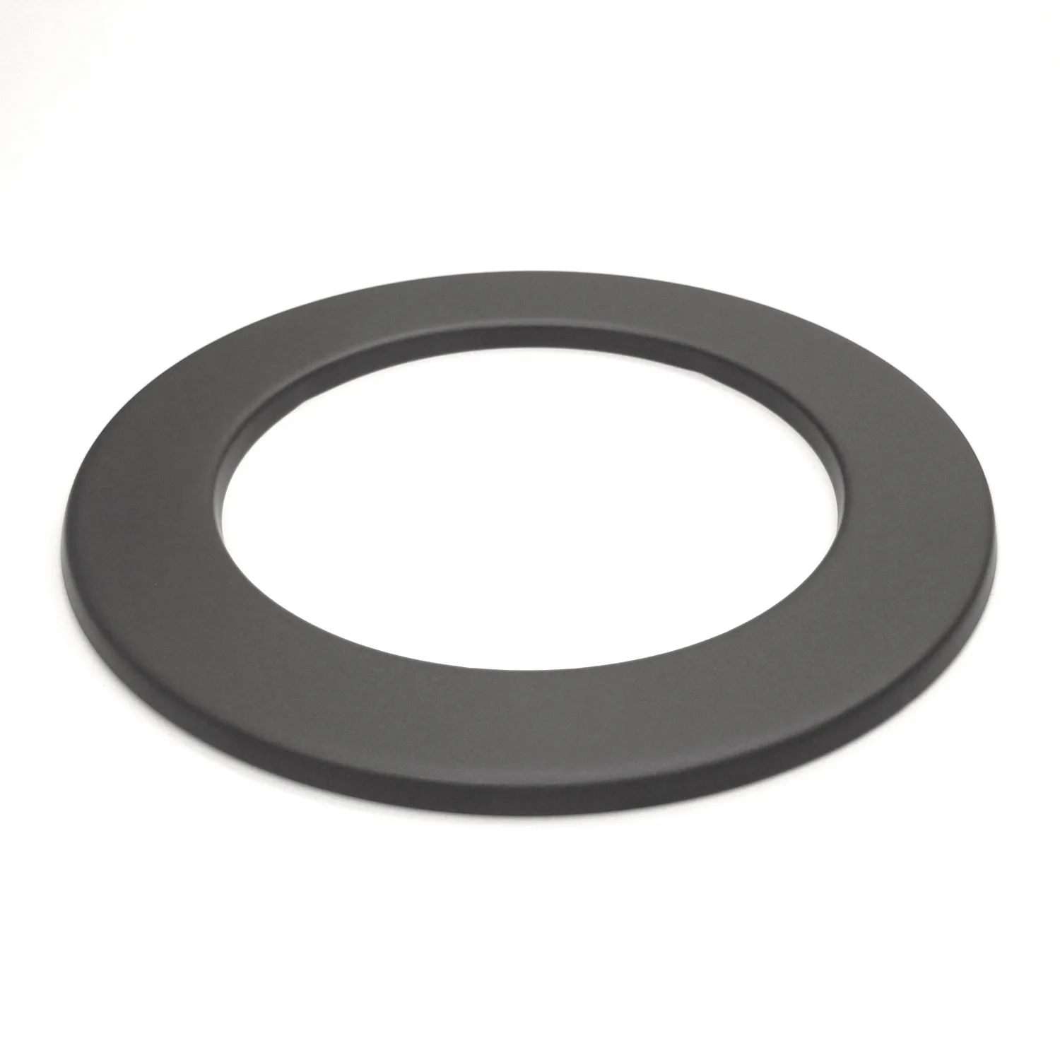 Raik Basic rosace murale 130mm gris fonte 3cm pour tuyau de fumée / conduit de fumée