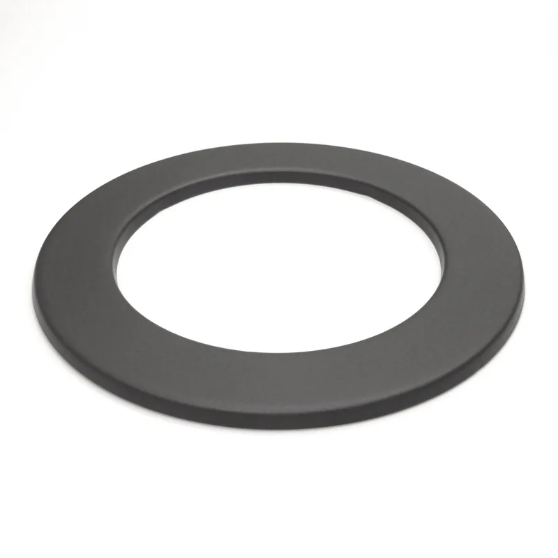Raik Basic rosace murale 130mm gris fonte 3cm pour tuyau de fumée / conduit de fumée