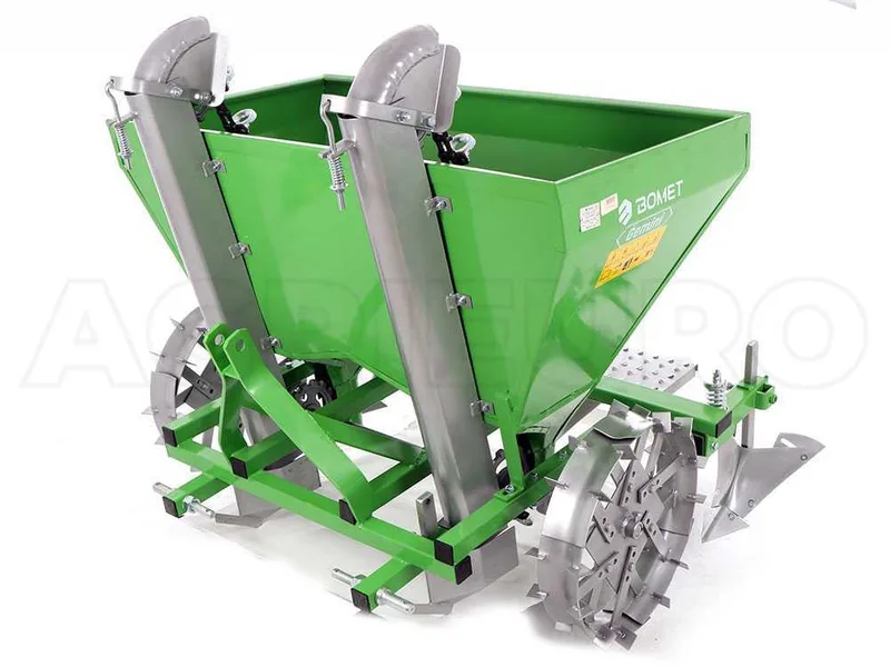 Bomet Gemini - Planteuse de pommes de terre deux rangs - Roues métalliques réglables