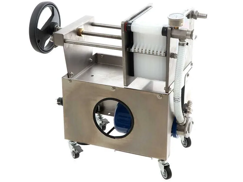 Grifo Professional FCP10-Olio - Filtre à plaques pour huile sur chariot - Pompe INOX