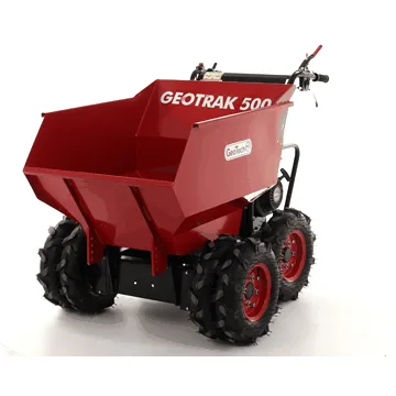 Brouette à moteur GeoTech Pro GEOTRAK 500 - benne dumper 500 kg - 6 roues motrices