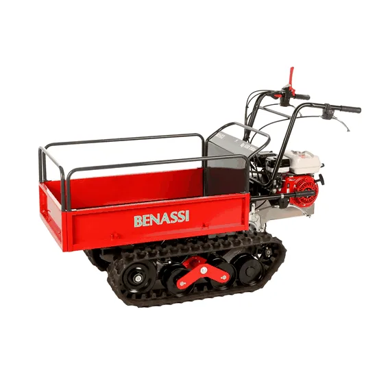 Benassi M503 - Brouette à moteur extensible sur chenilles - Capacité de charge 550Kg