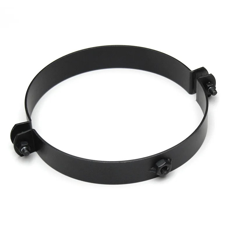 Raik Basic collier de serrage 120mm noir pour tuyau de fumée / conduit de fumée