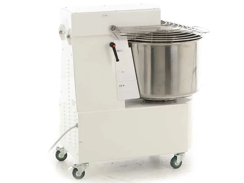 Pétrin à spirale Seven Italy GHR 50 2V - 230 V - Avec roues et minuterie - 2 Vitesses