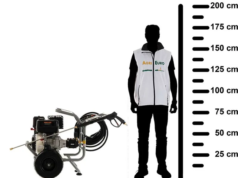 BlackStone B-PW 15/300 - Nettoyeur haute pression thermique - 310 bar - 900 l/h - Moteur Ducar DH420 - avec pompe Annovi & Reverberi