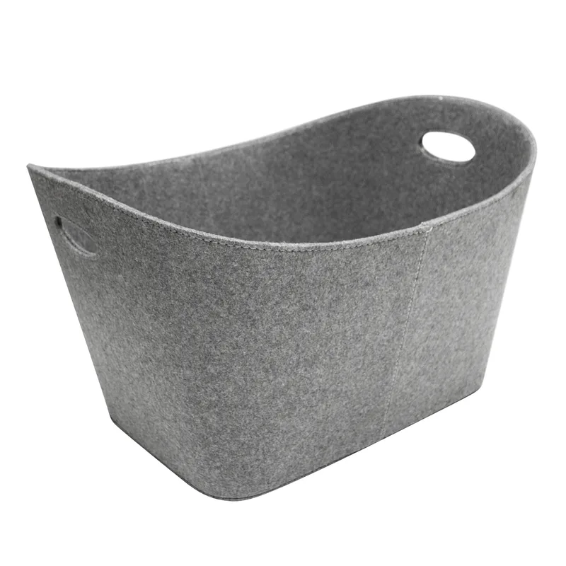 Raik Panier en Feutre Gris, XL