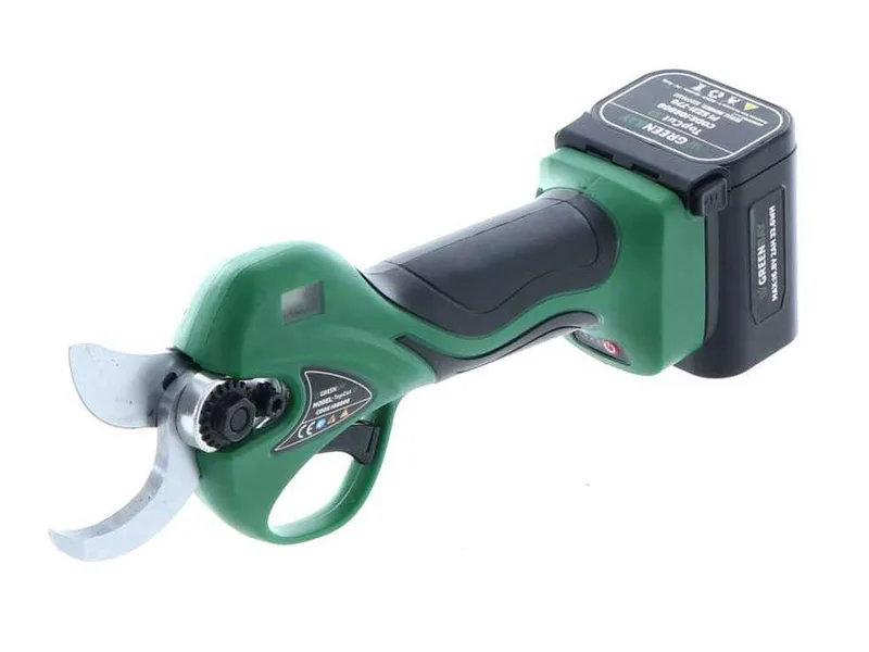 Sécateur de taille à batterie GreenBay TopCut 32 - 2 batteries de 16.8V - 2Ah - Diamètre de coupe 32 mm
