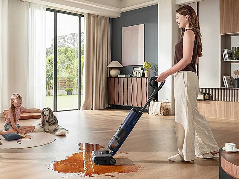 Tineco Floor One S7 Max Pro - Autolaveuse à batterie - 3 en 1 : lave, sèche et aspire