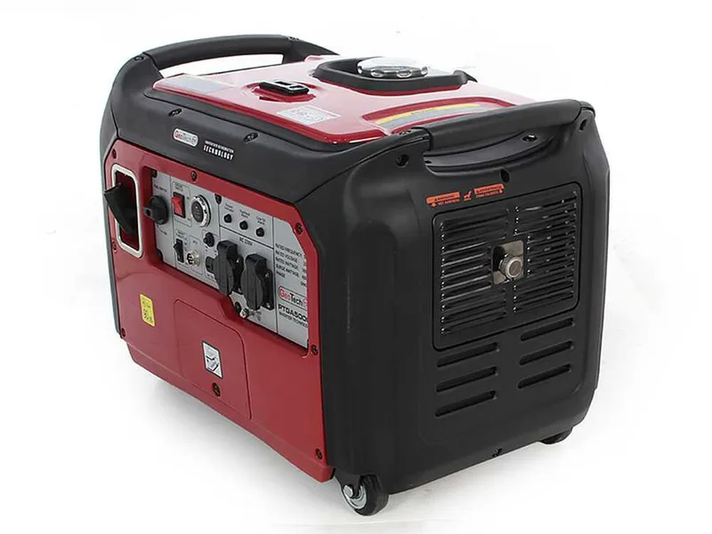 GeoTech Pro PTGA 5000i - Groupe électrogène inverter 4 kW monophasé silencieux avec ATS - dem. électrique