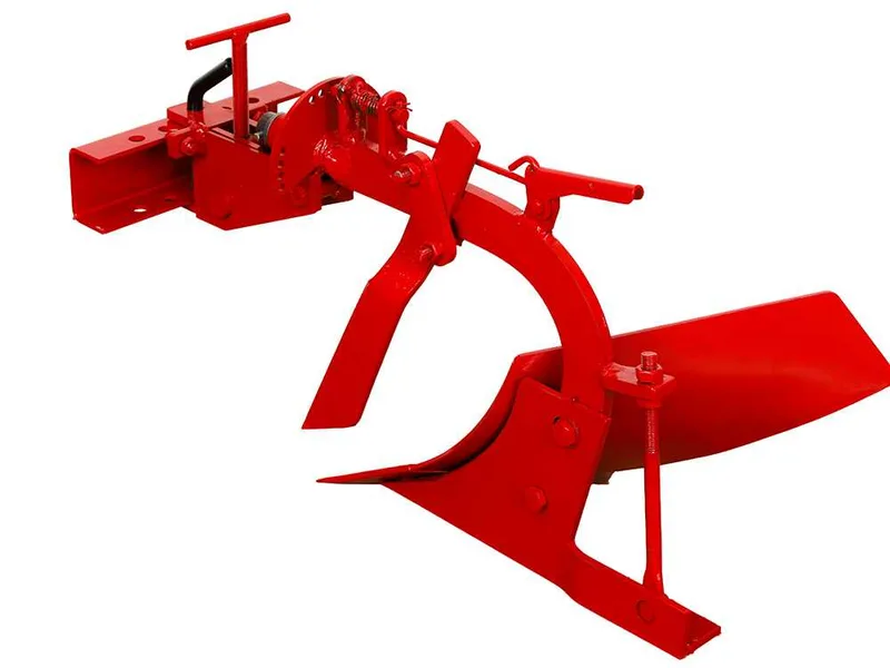 Charrue mono-soc MD-05 avec attelage réglable à deux boulons et barre porte-outils - Pour motoculteurs de 6 à 10 CV
