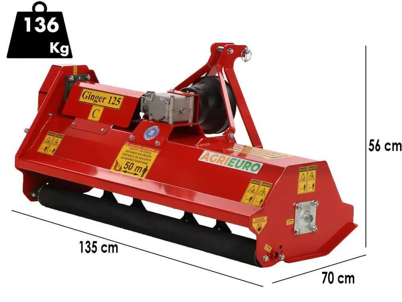 Premium Line GINGER 125 C - Broyeur pour tracteur - Série légère