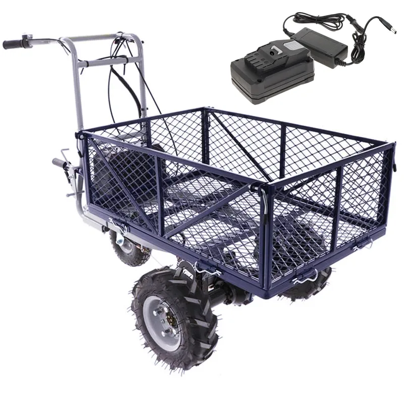 Brouette à batterie à roues BullMach Helios 230 O avec 2 batteries 48V 2Ah