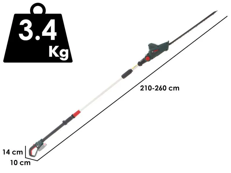 Bosch UniversalHedgePole 18 - Taille-haie sur perche de rallonge télescopique électrique