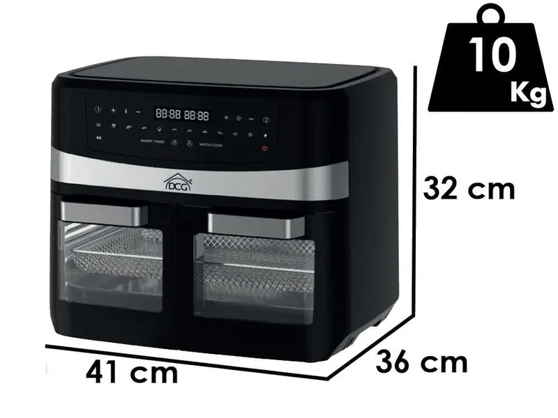 DCG FR3612D - Friteuse sans huile LT 12 Digitale