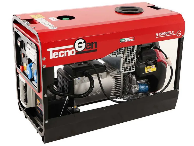 TecnoGen H15000ELX - Groupe électrogène à essence - Honda GX690 - Continu 9.4 kW monophasé
