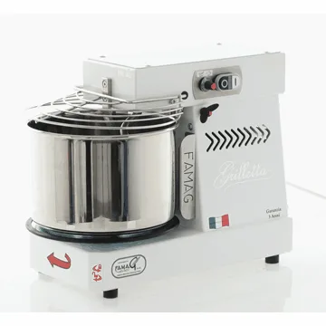 Pétrin à spirale Famag Grilletta IM 6 S 10 vitesses - Tête basculante - Capacité de la cuve 6 Kg 9 litres