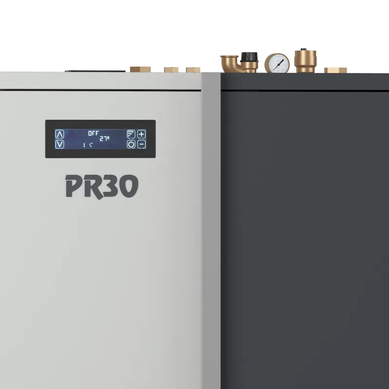 Extraflame Evolution Line PR30 Chaudière à granulés Acier Blanc-Gris
