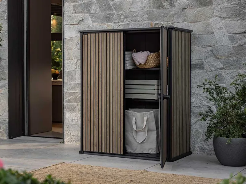 Keter Signature Venetian - Armoire à outils de jardin - 140 x 73 x 170 cm