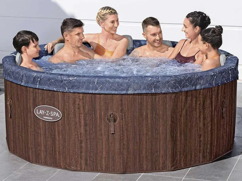 Bestway Lay-Z-Spa Toronto AirJet 6001W - Ø190x70 cm - Spa gonflable à hydromassage