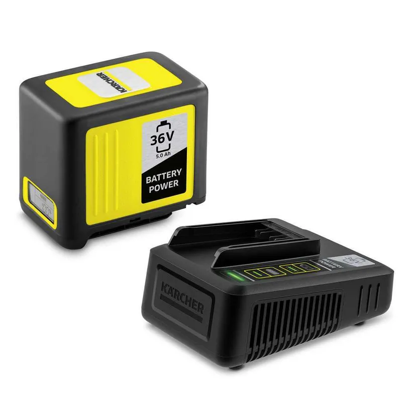 Kit de démarrage Chargeur et batterie Karcher 36V 5 Ah