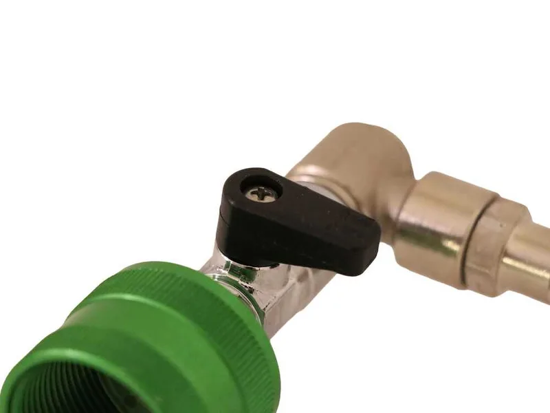 Bague de serrage avec robinet pour perches de rallonge
