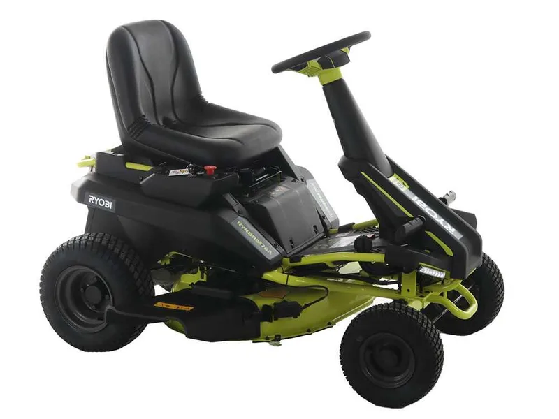 Tondeuse autoportée sur batterie Ryobi RY48RM76A - Moteur électrique à batterie 48V/50Ah - Coupe de 76cm - 2en1